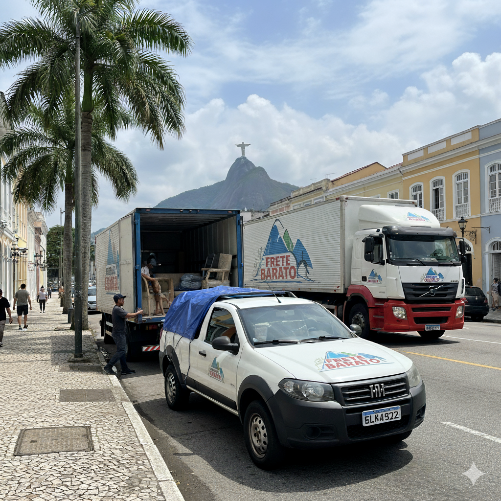 empresa de pequenos fretes e mudanças em Santa Cruz RJ